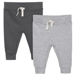 2-Pack Baby Boys Comfy Stretch Gray Pants