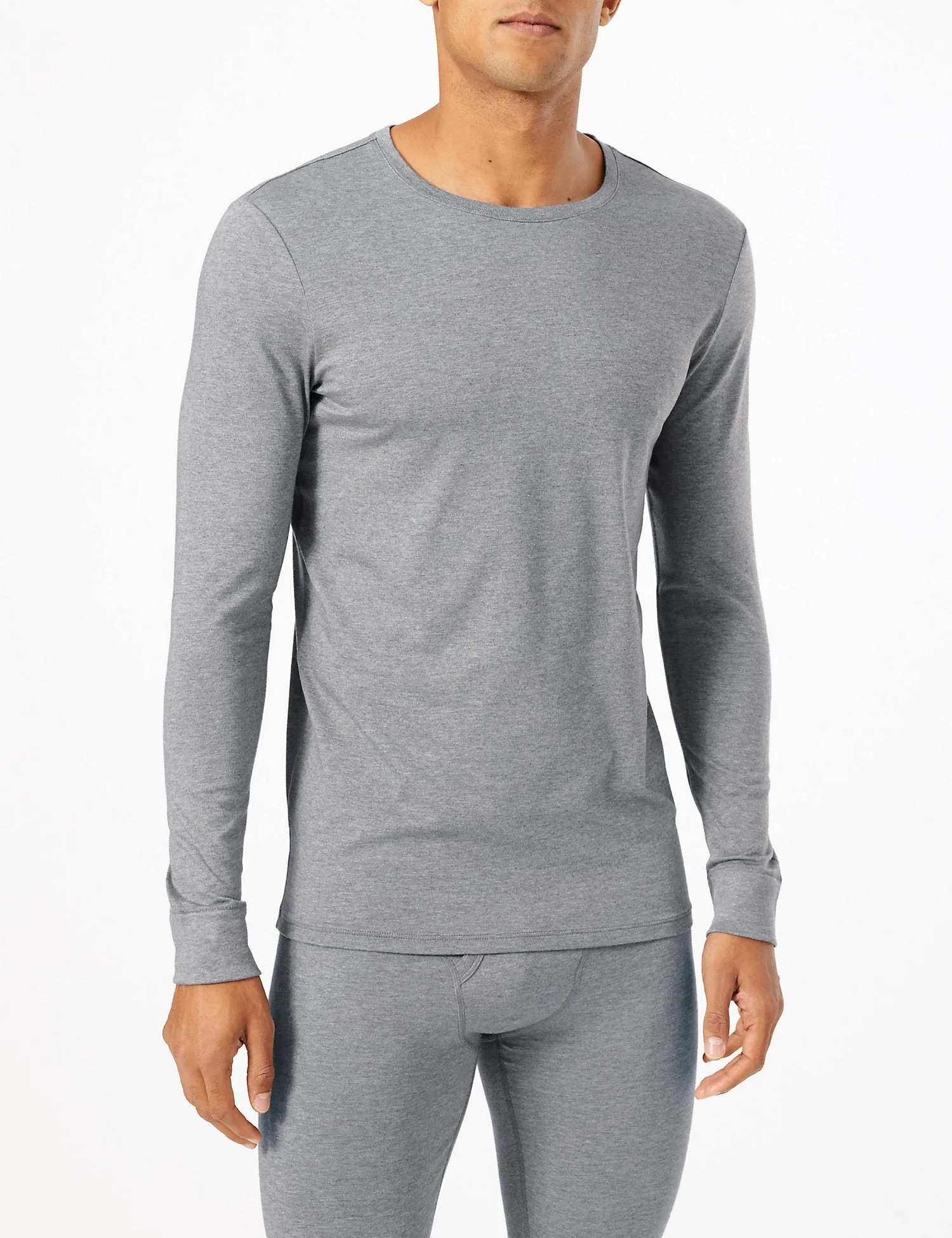 2 Pack Heatgen™ Cotton Long Sleeve Thermal Tops