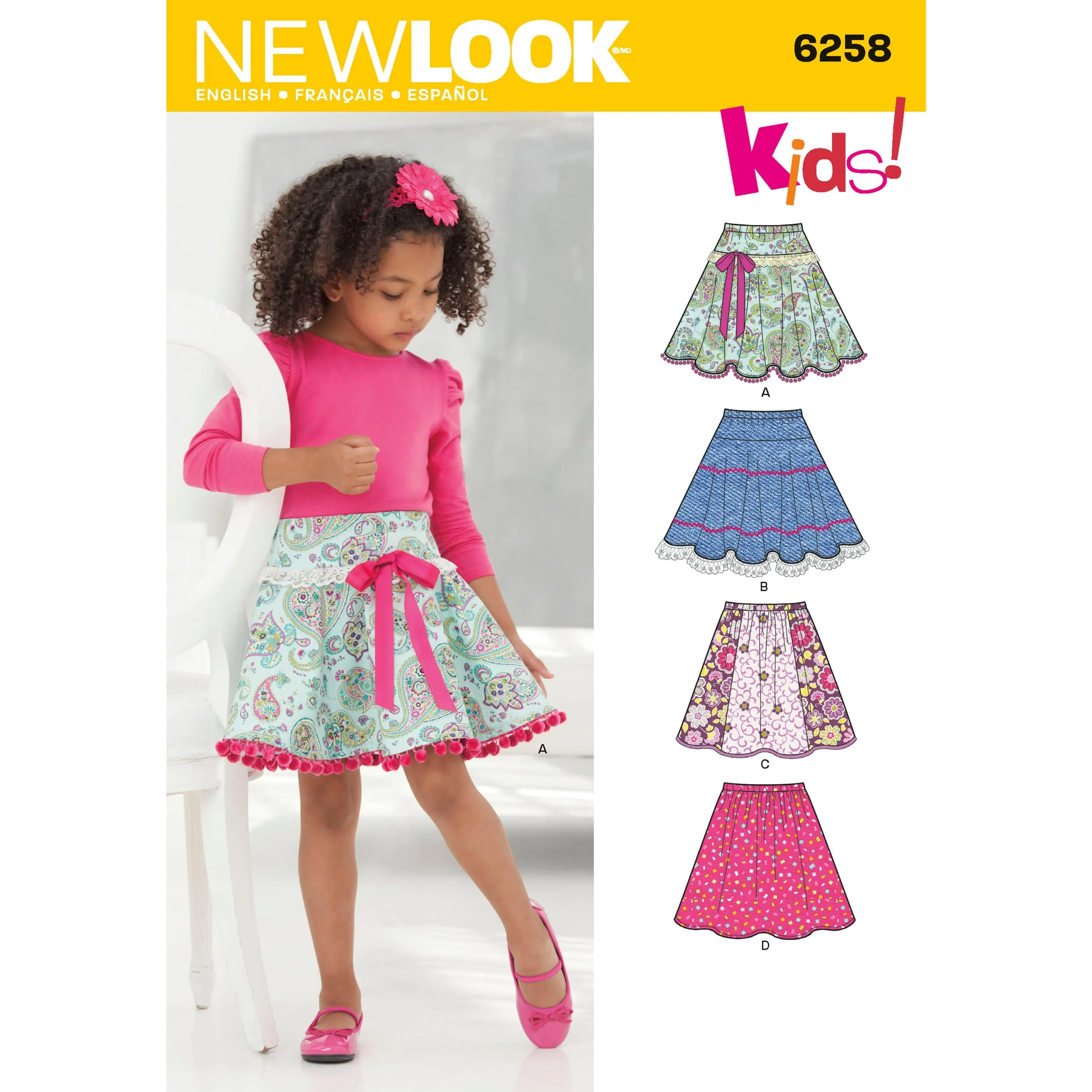 6258 Child's and Girls' Circle Skirts