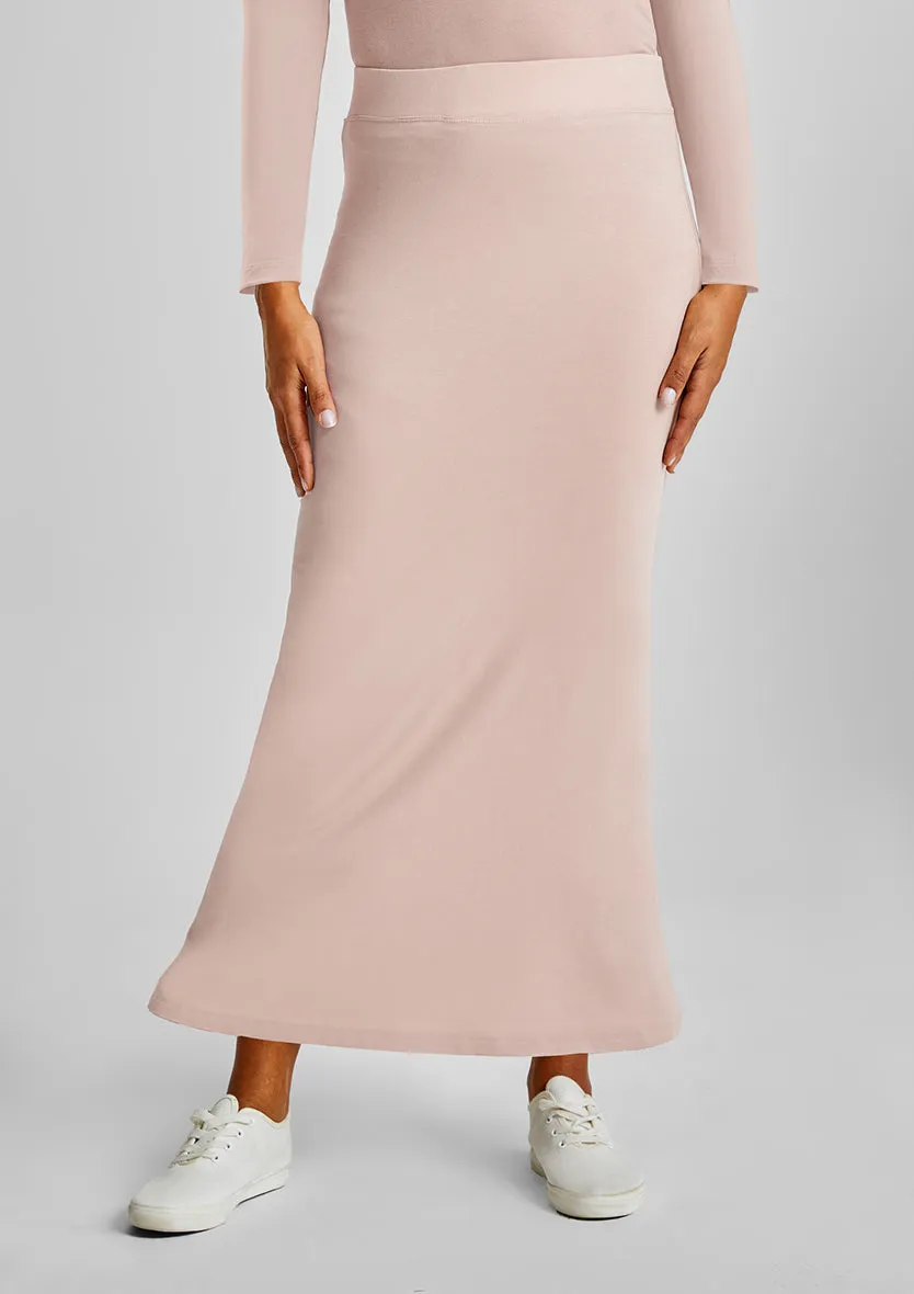 A-shaped skirt-Plain Jersey Cotton