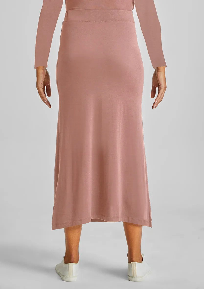 A-shaped skirt-Plain Jersey Cotton