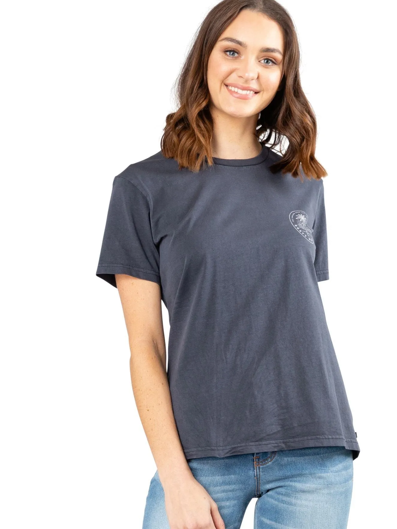 Alley Cat Short Sleeve Tee - Dark Sapphire