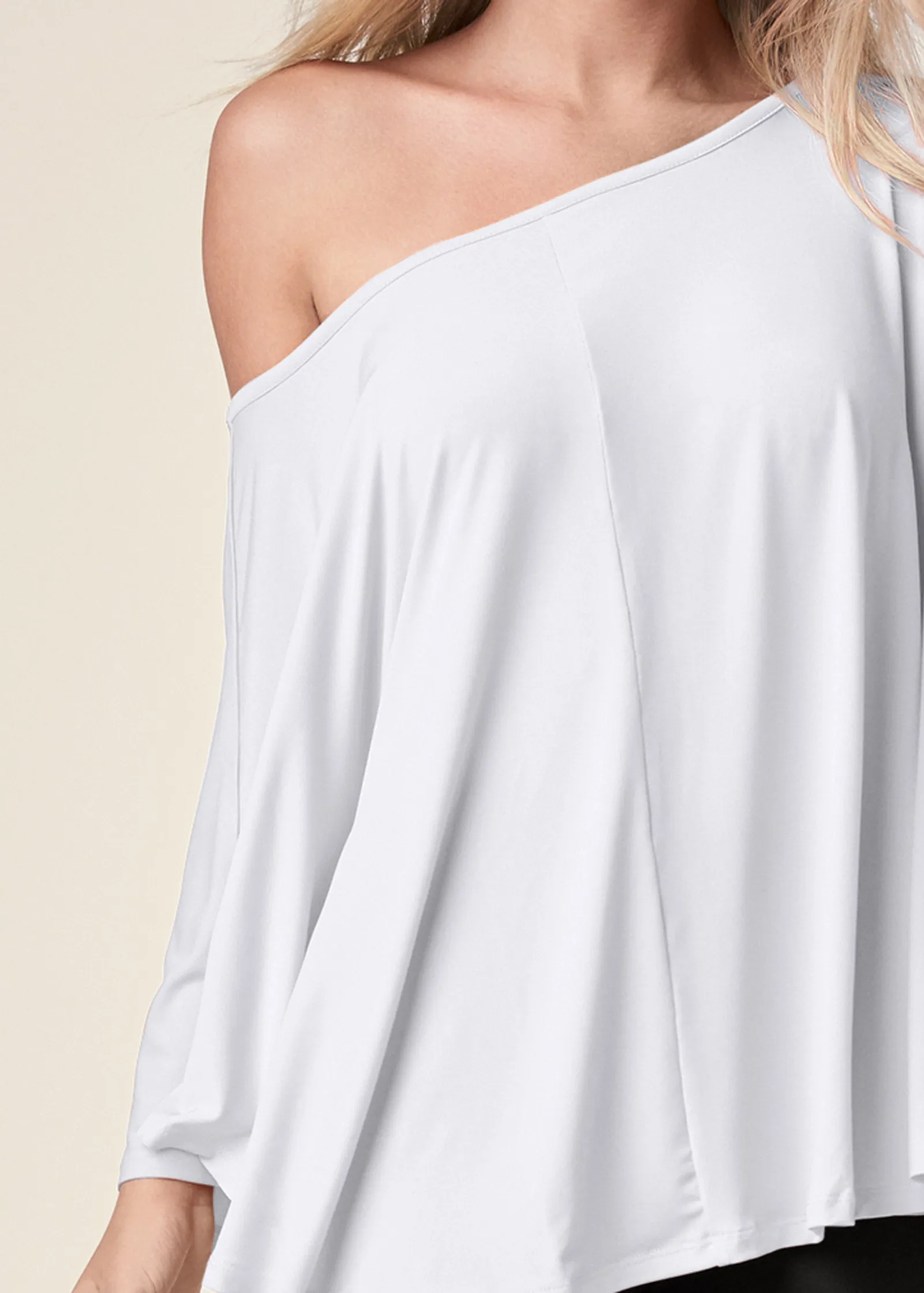 Asymmetrical Top - White