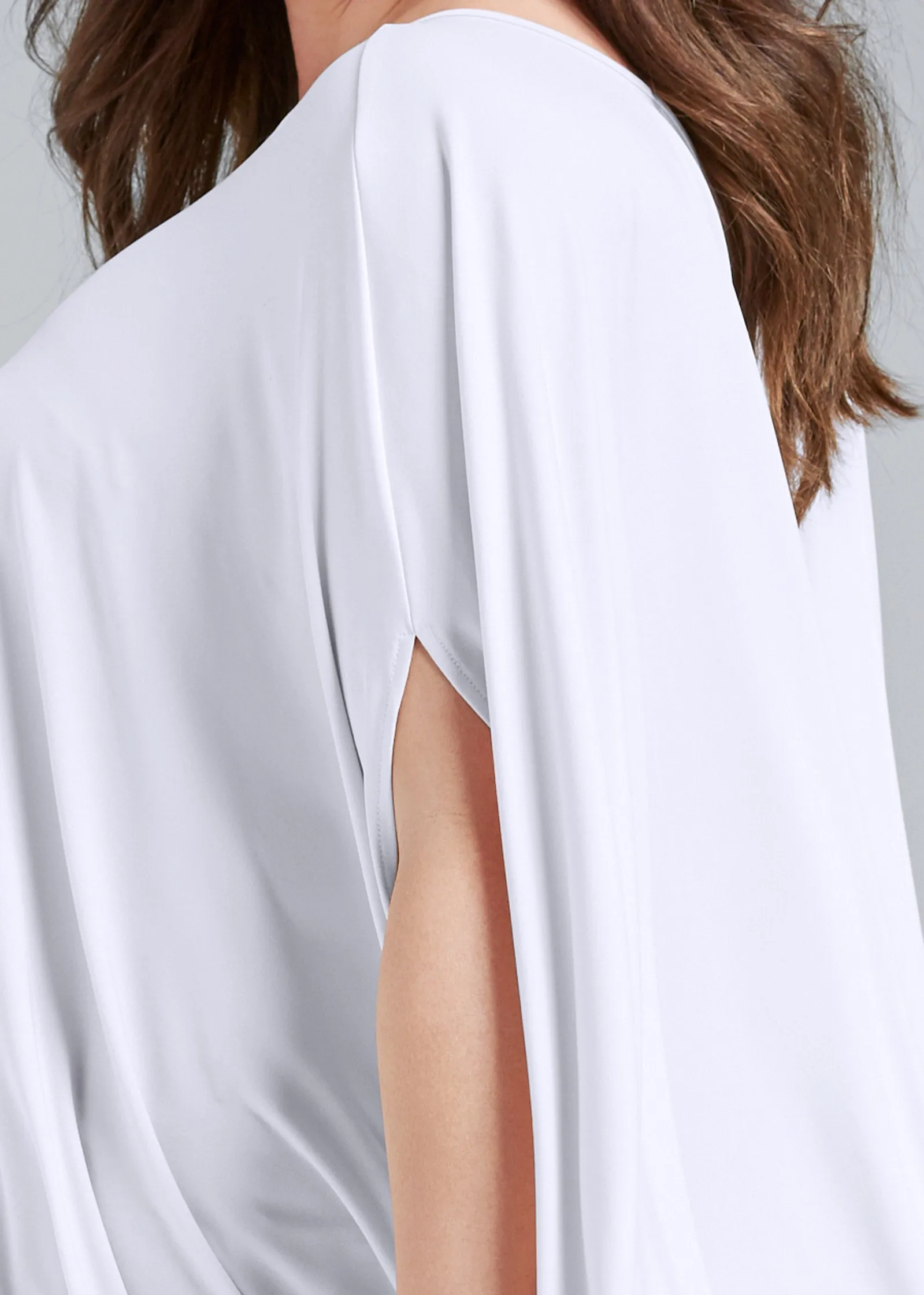 Asymmetrical Top - White