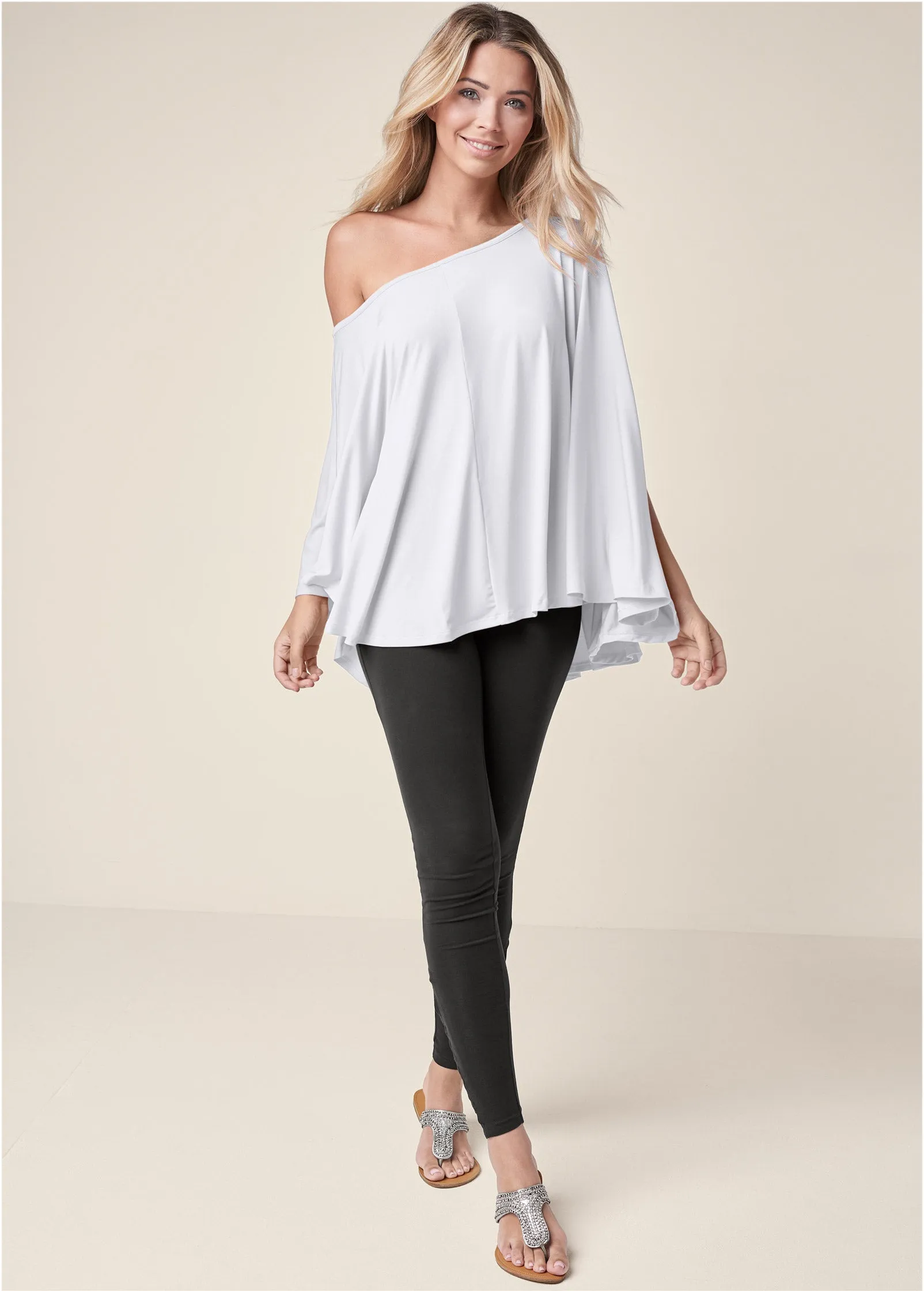 Asymmetrical Top - White