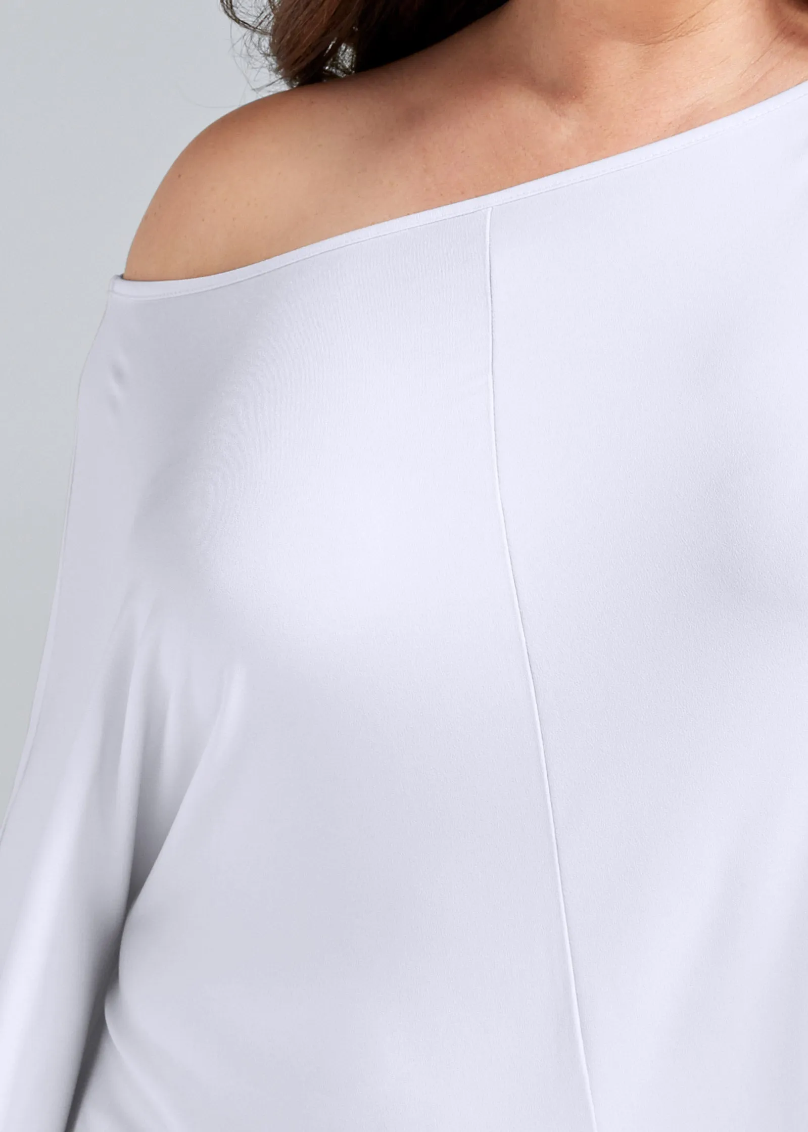 Asymmetrical Top - White