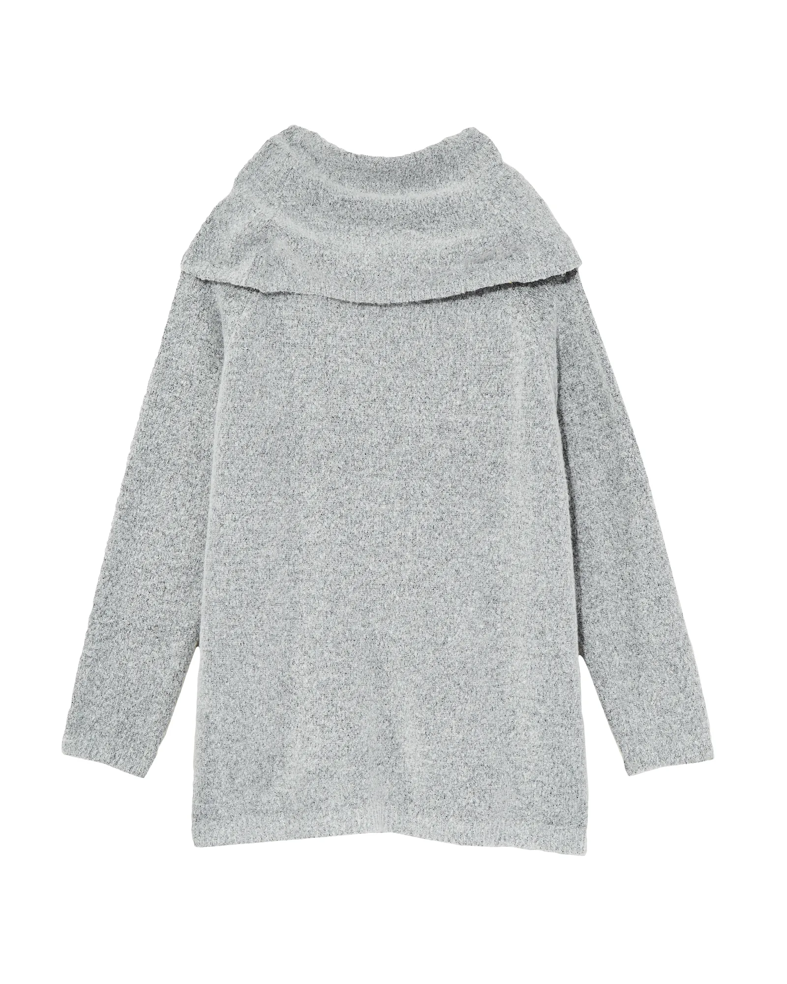 Aveline Cowl Neck Sweater | Light Grey