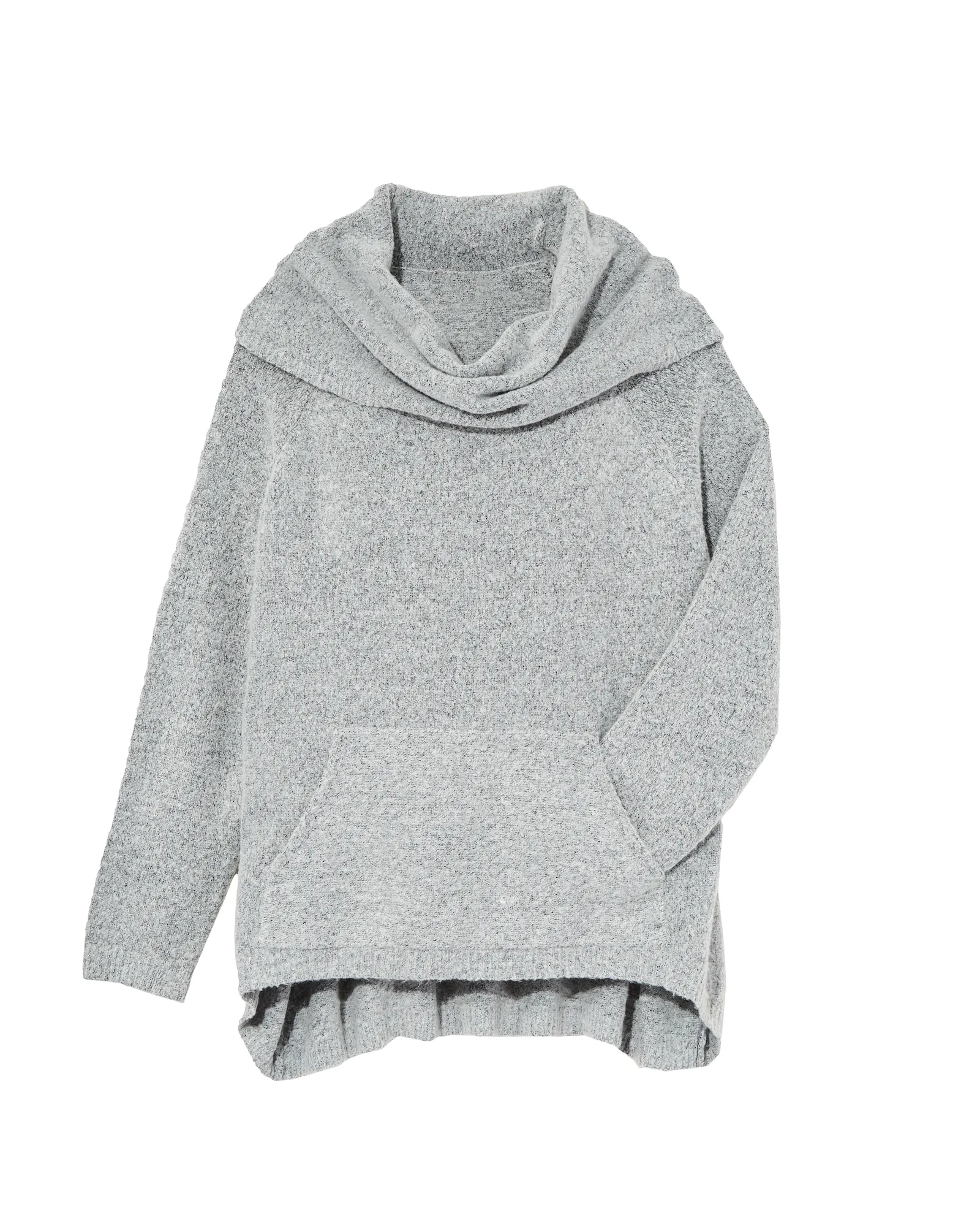 Aveline Cowl Neck Sweater | Light Grey