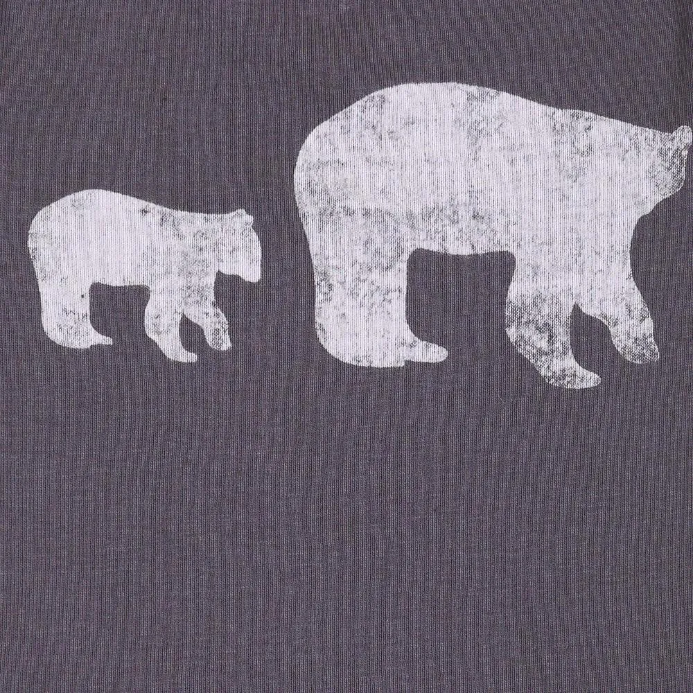 Baby Boys Grey Polar Bear Top and Comfy Pants