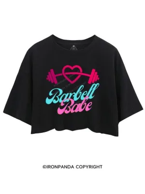 BARBELL BABE CROP TOPS