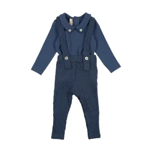 Basket Weave-Suspender Ensemble