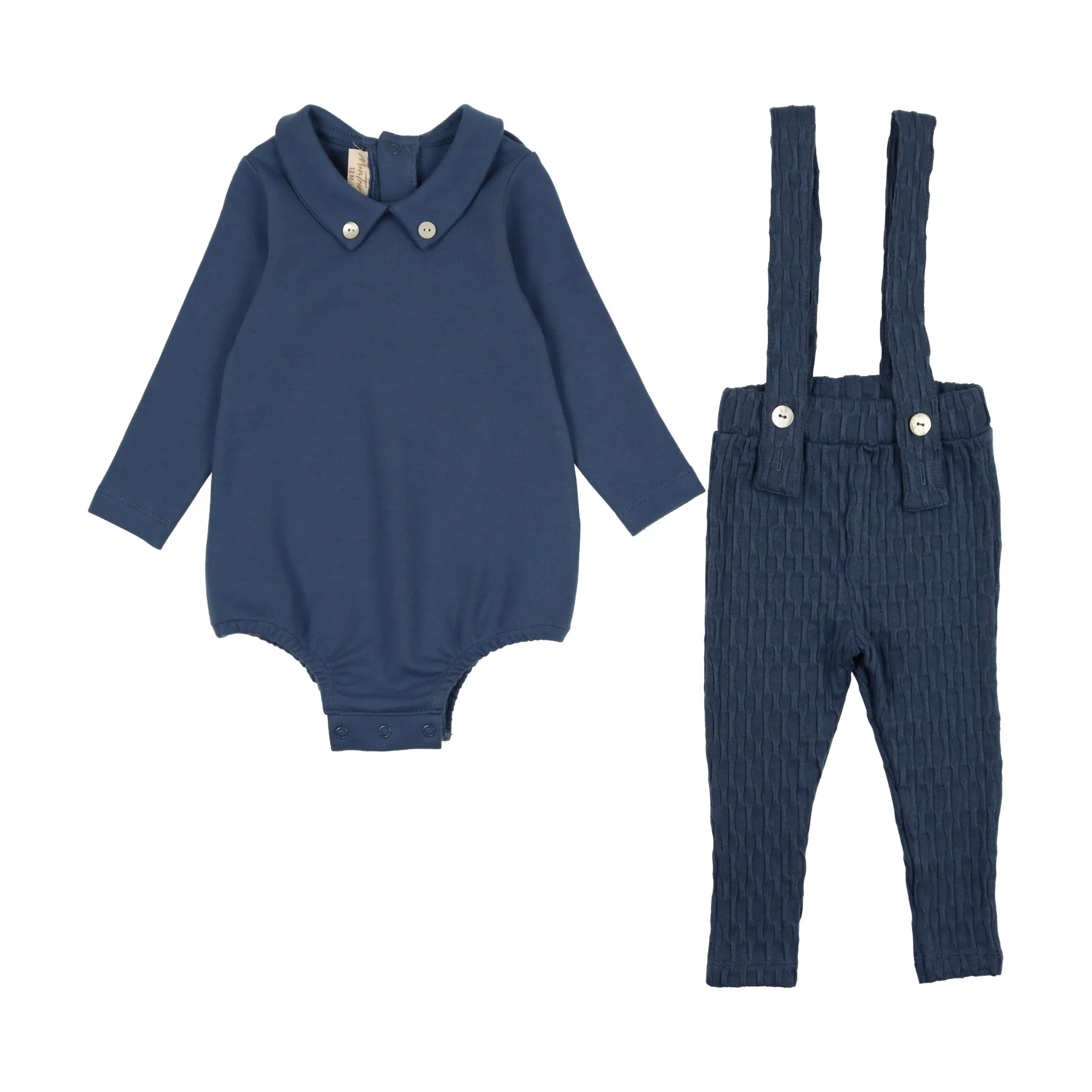 Basket Weave-Suspender Ensemble