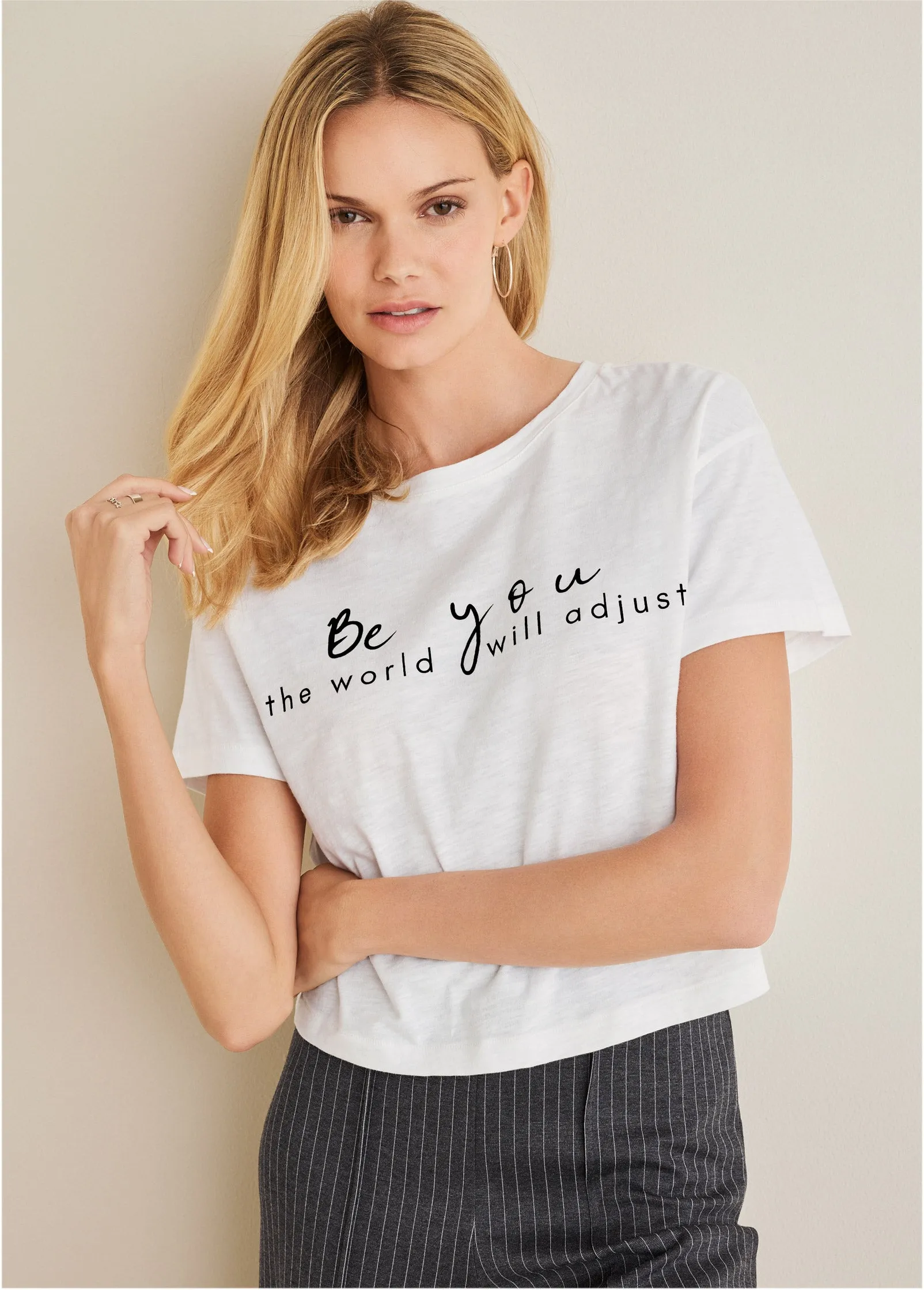 Be You Graphic Tee - Off White