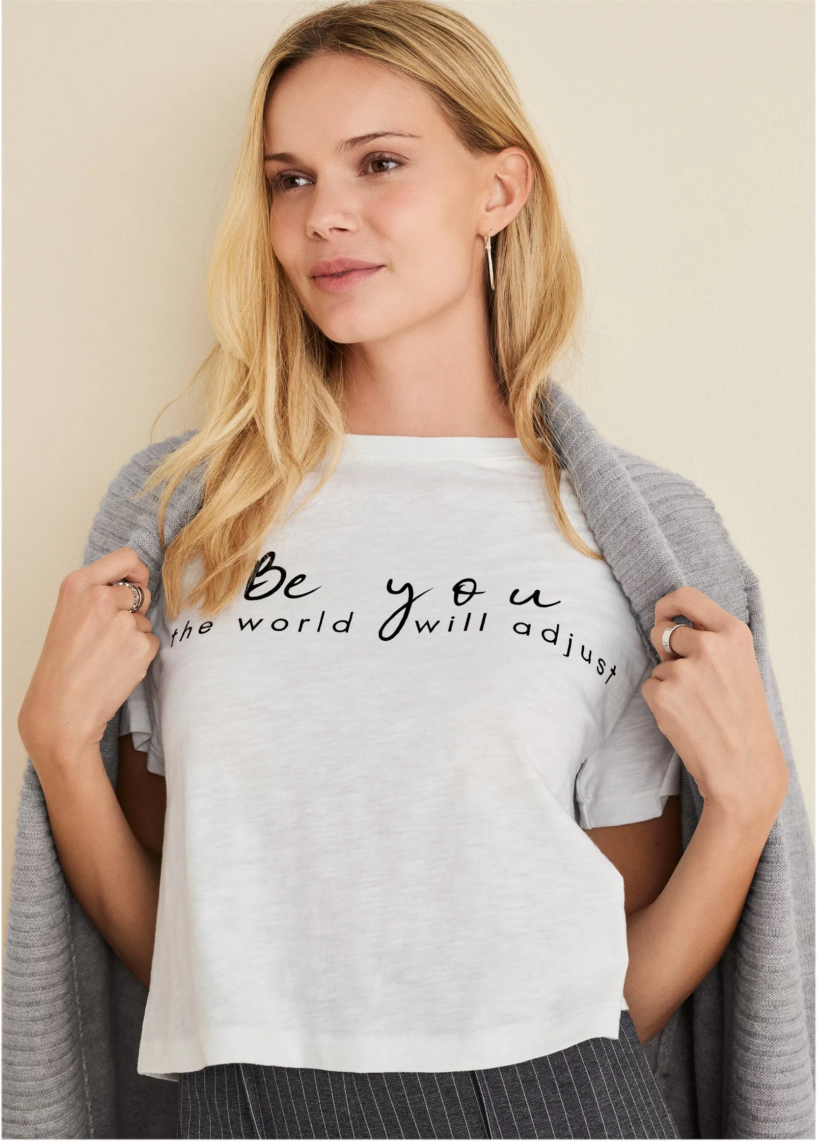 Be You Graphic Tee - Off White