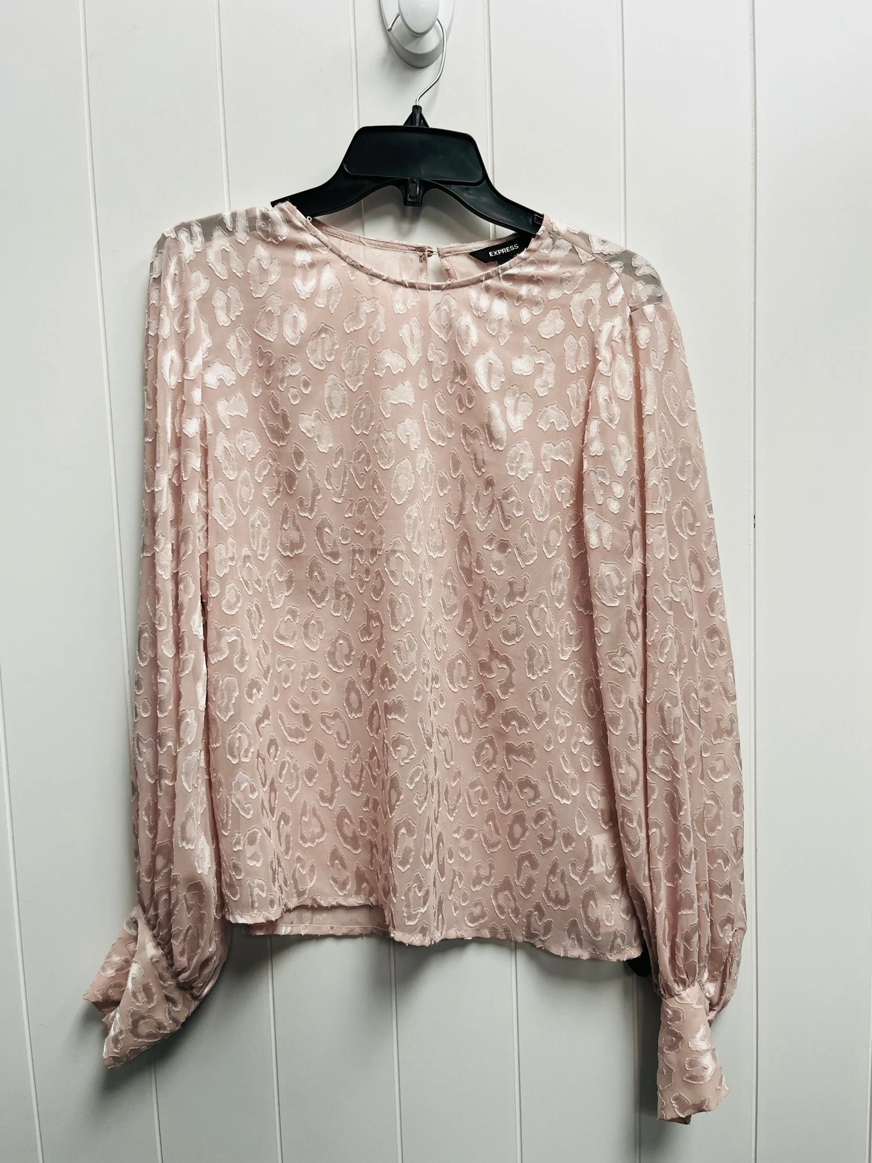 Blouse Long Sleeve By Express O  Size: M