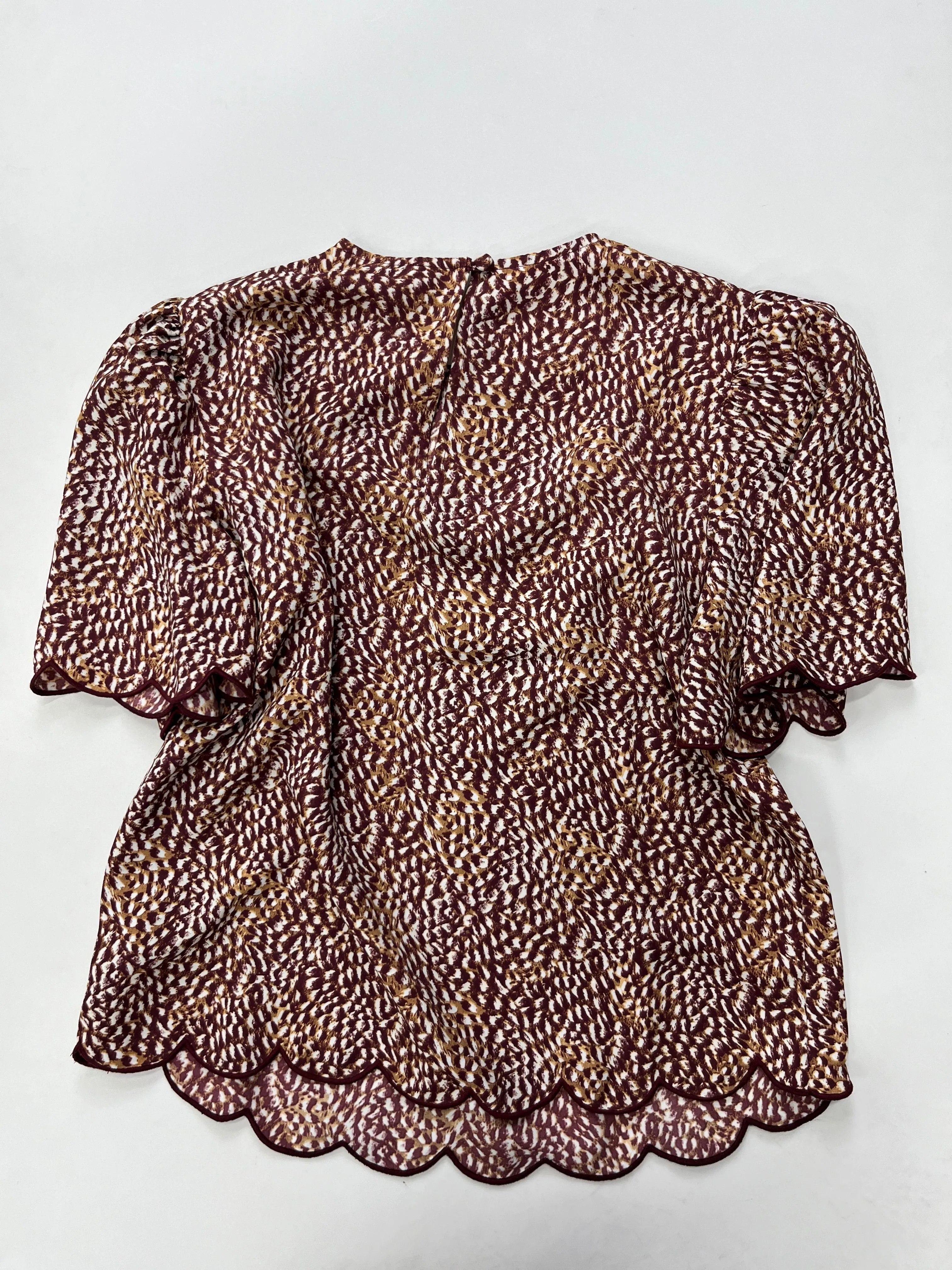 Blouse Short Sleeve By Express NWT  Size: Xs