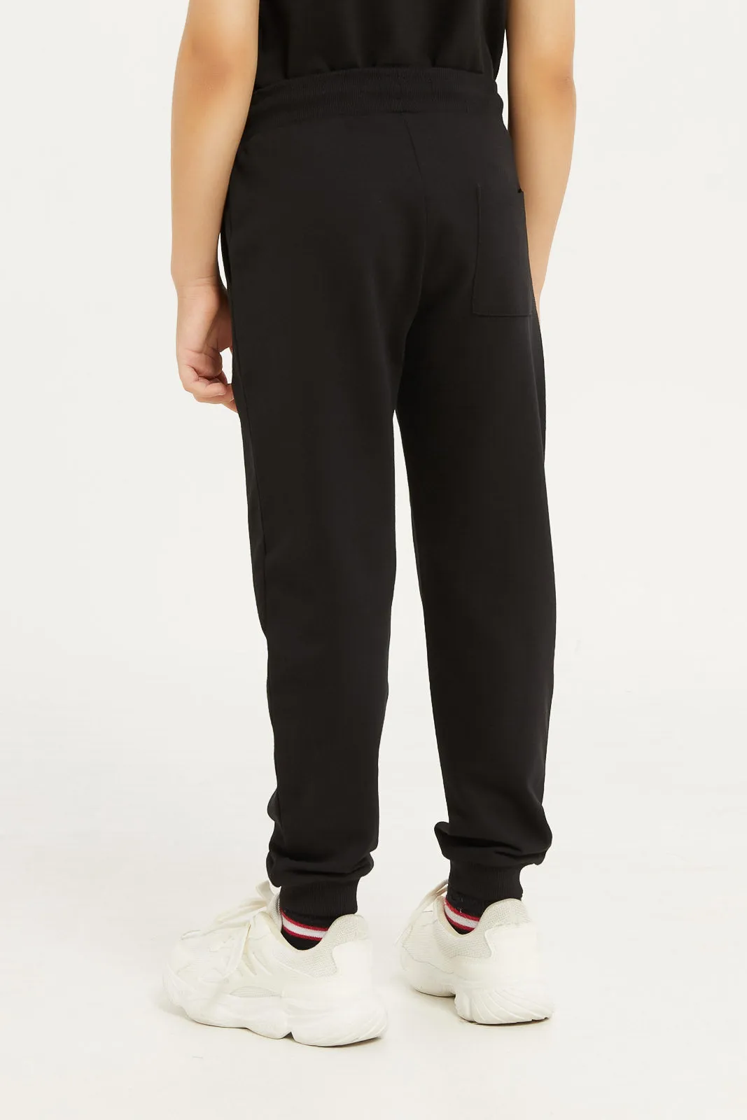 Boys Black Nasa Active Pant