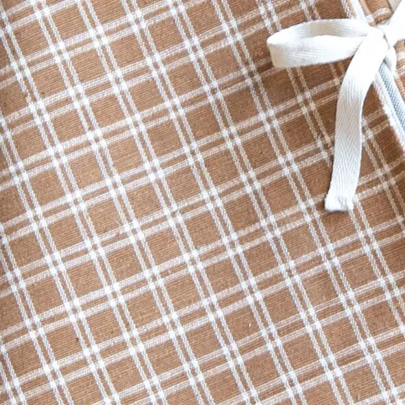 Camel Plaid Tree Skirt