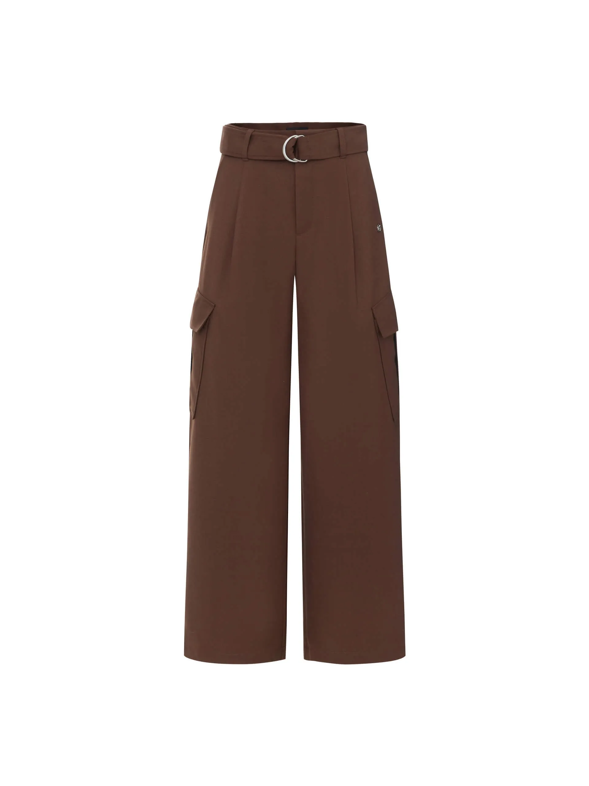 Cargo Pocket Belt Pants