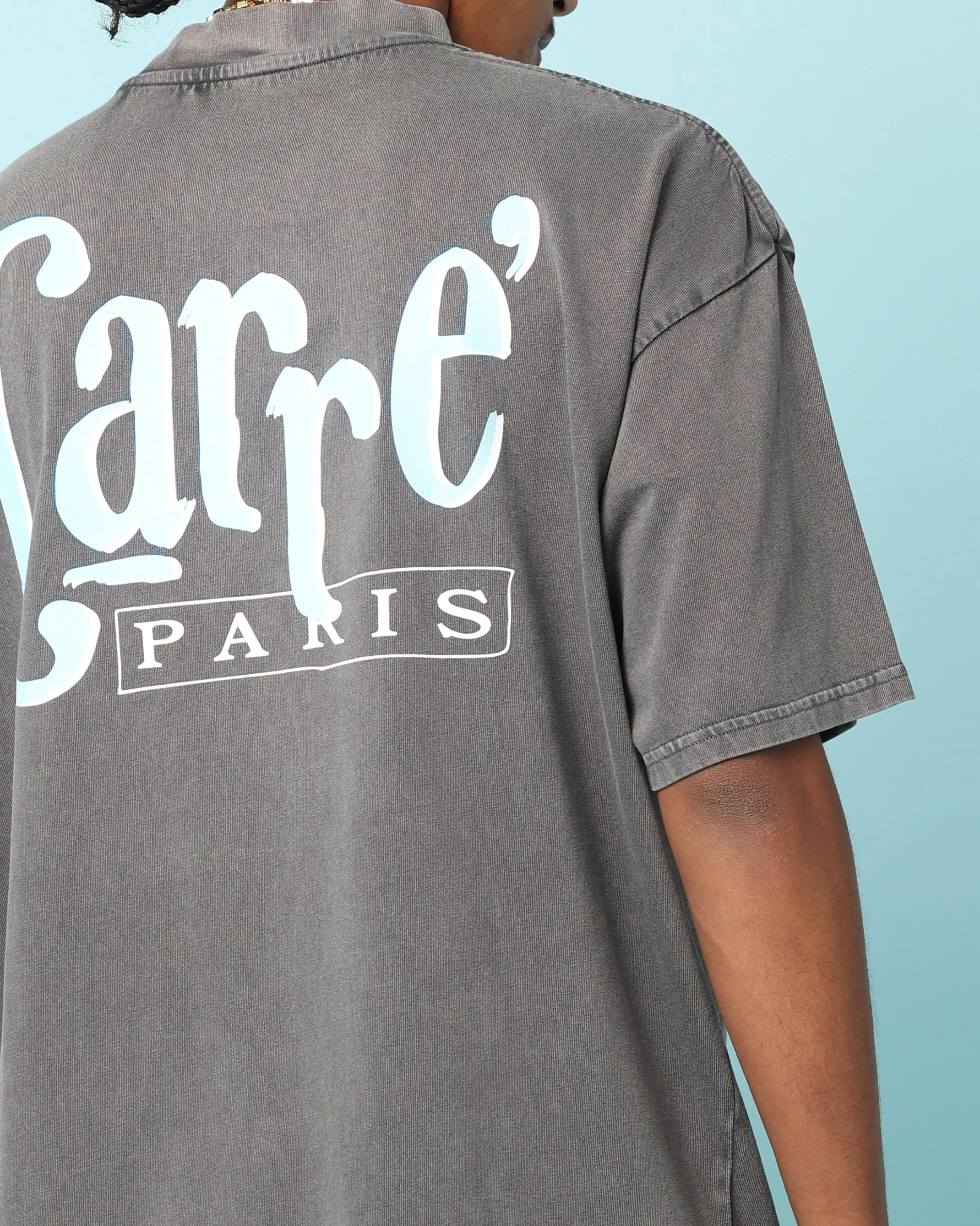 Carré Deli Oversized T-Shirt Washed Charcoal