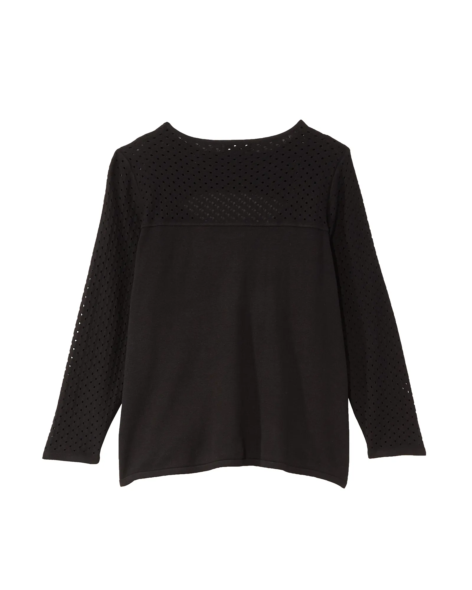 Cassidy Mesh Sweater | Black