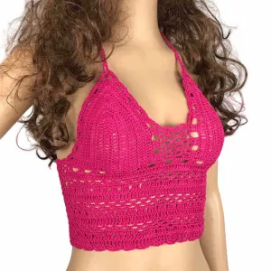 Cindy Crochet Crop Tops