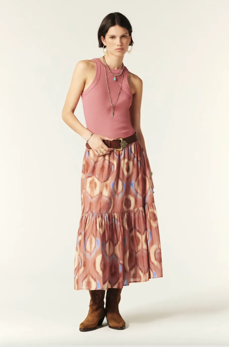 Clarie Skirt Rose