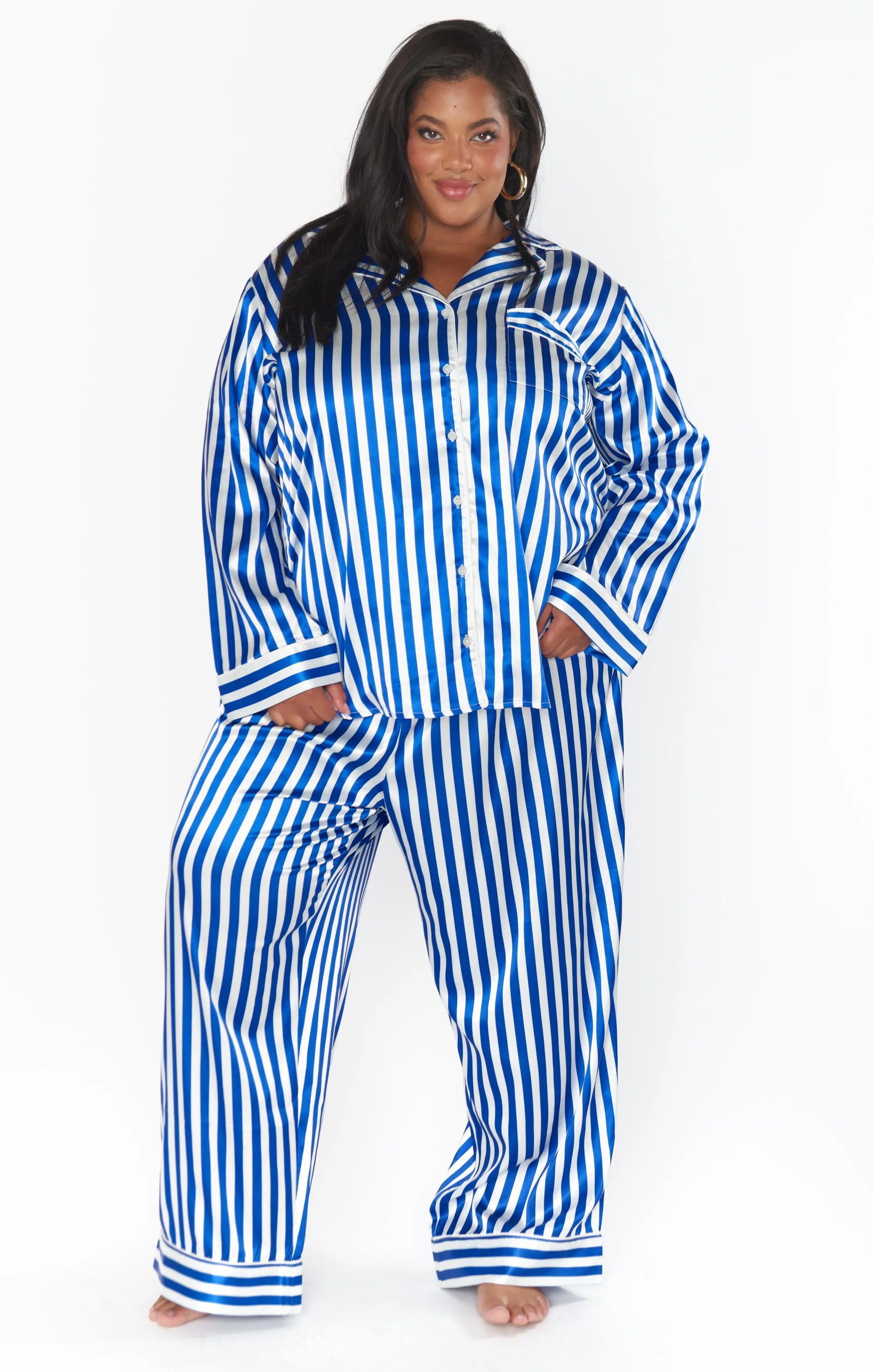 Classic PJ Set ~ Blue Stripe