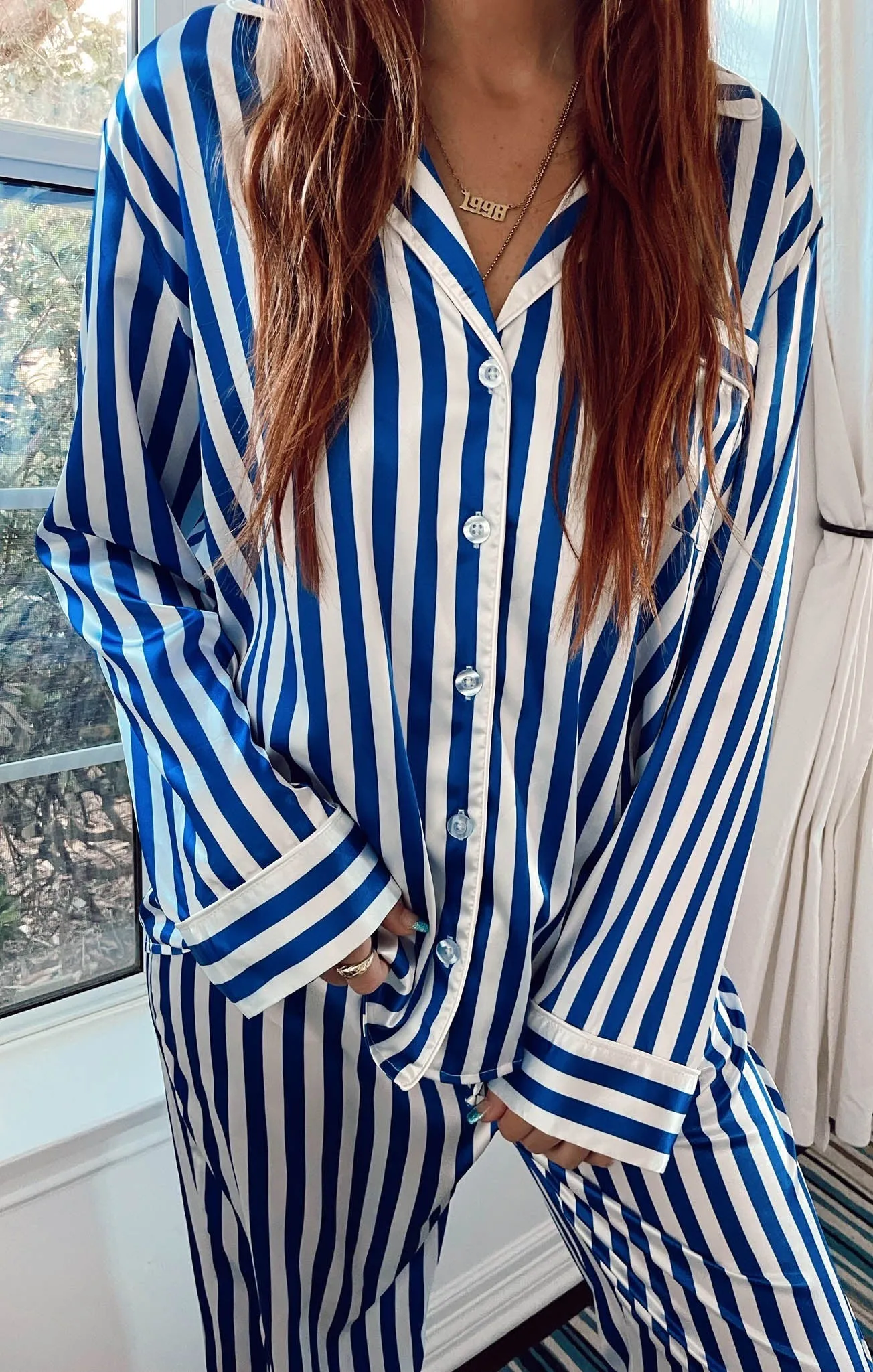 Classic PJ Set ~ Blue Stripe