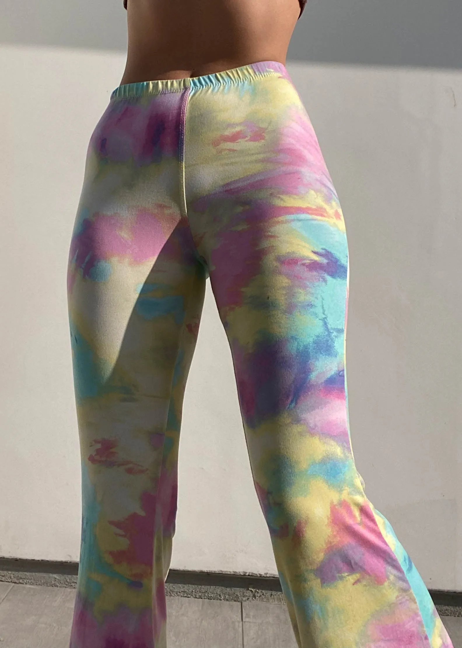 Comfy Rainbow Flares (S-M)