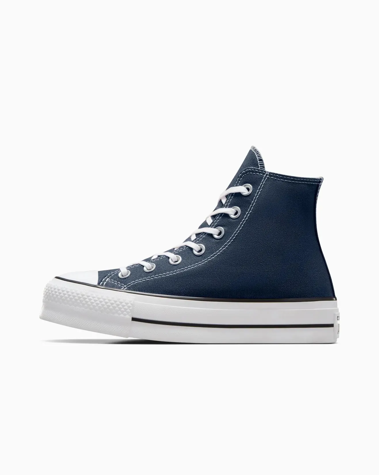 CONVERSE WOMEN'S CHUCK TAYLOR LIFT NAVY SNEAKERS SHOES