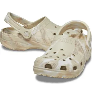 Crocs - Classic Marbled Clog Bone Off White Multi Adults