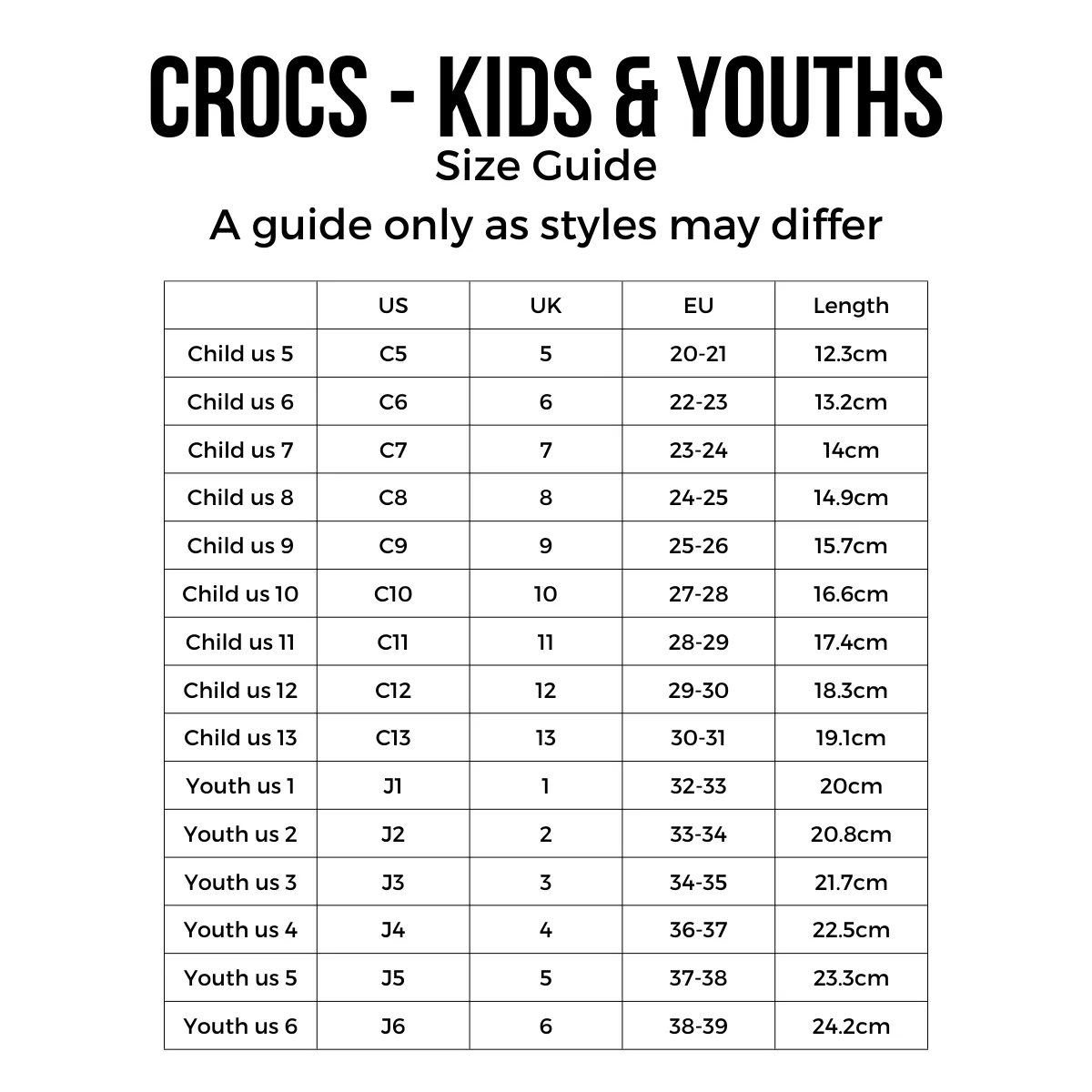 Crocs Kids - Marbled Clog Navy Youths