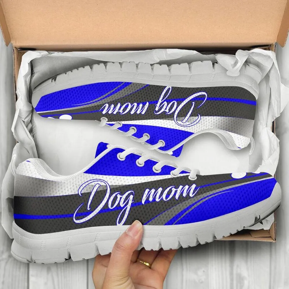 Dog Sneaker, Dog Mom Wave Sneaker Shoes, Dog Shoes