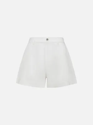 EP YAYING Tencel Cotton Denim Shorts