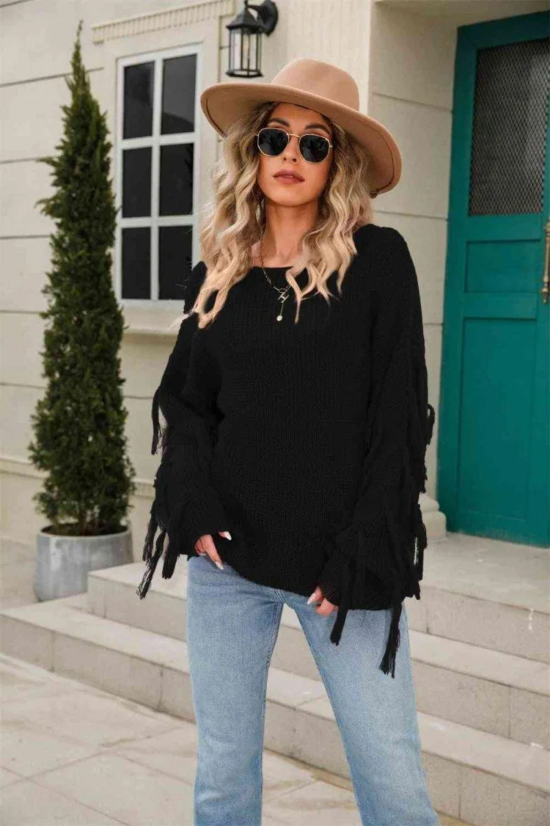 Faye Fringe Detail Sweater