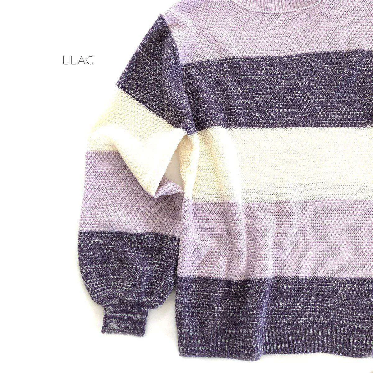 Heather Block Sweater | S-XL