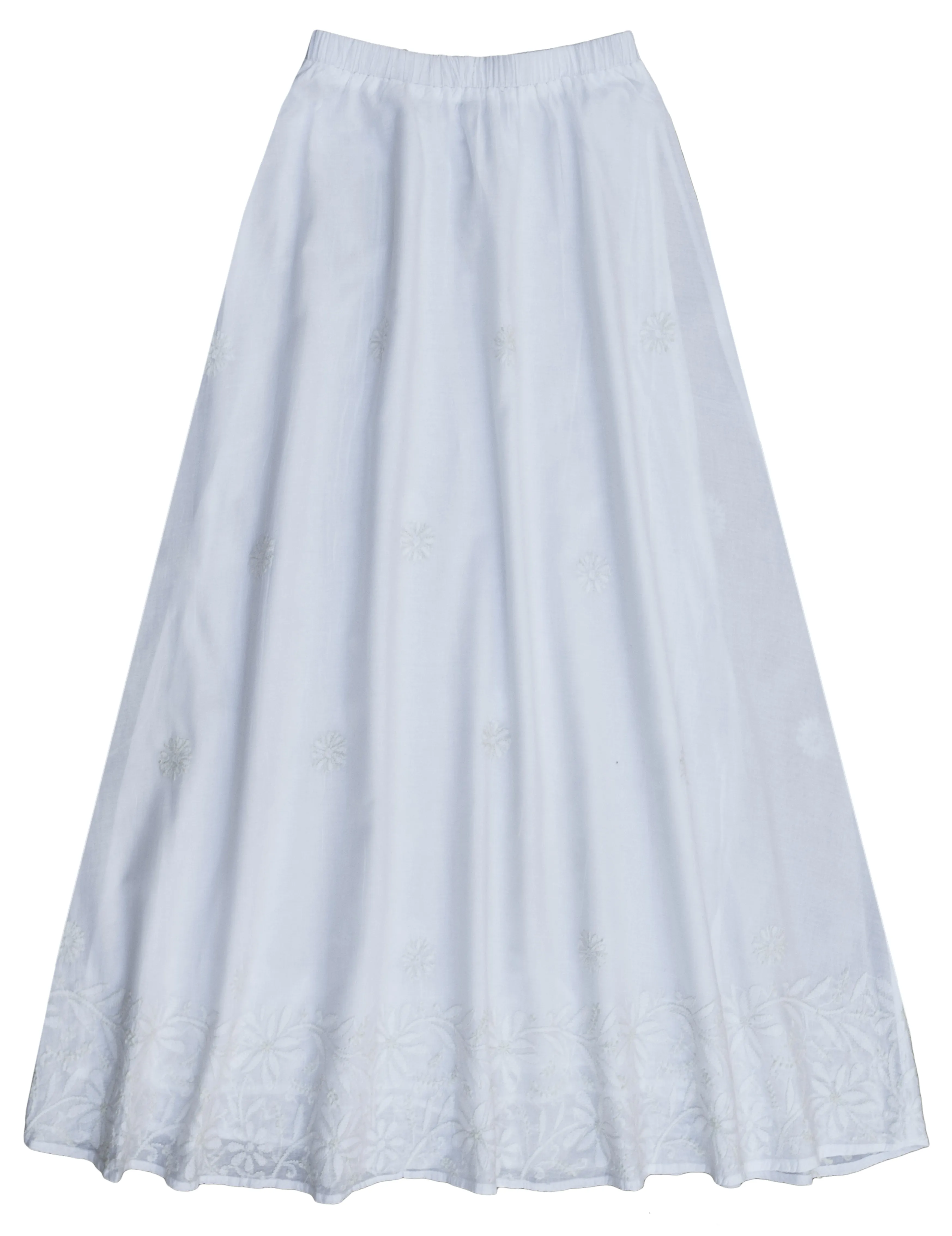 ILA Pure Cotton Hand Embroidered Skirt