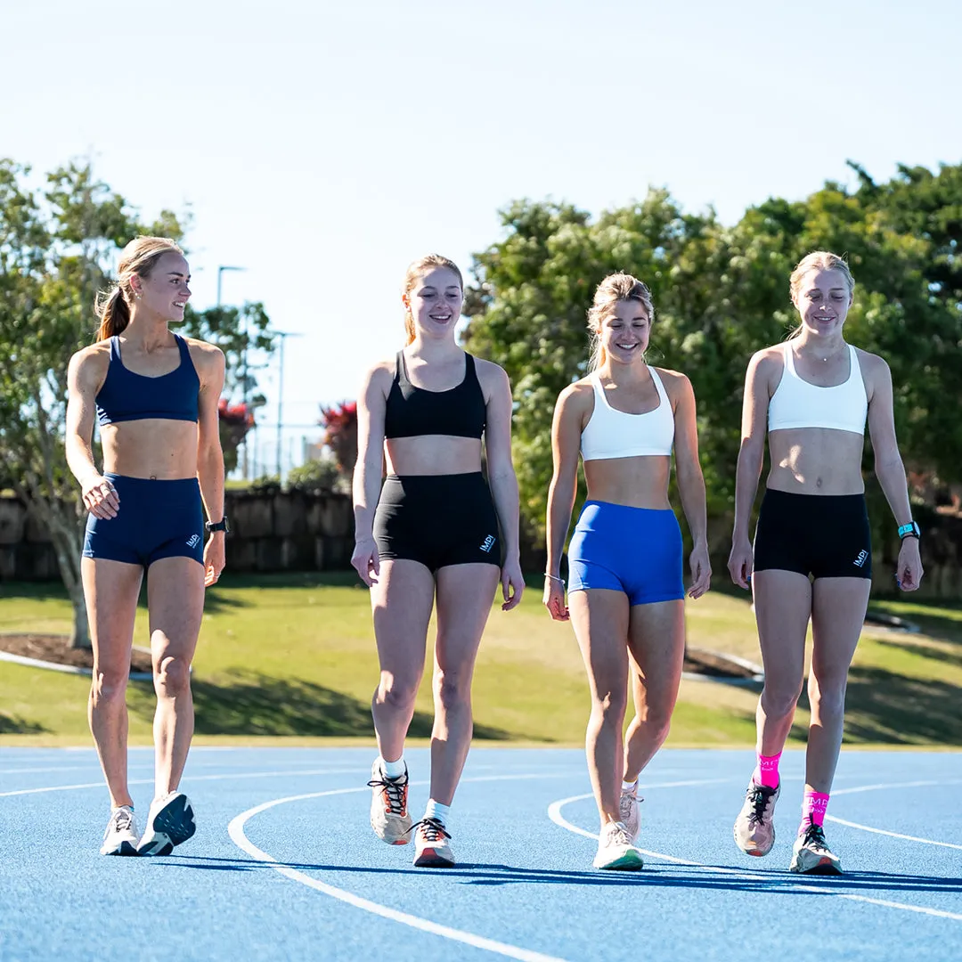 IMPI High Waisted Running Shorts - Navy