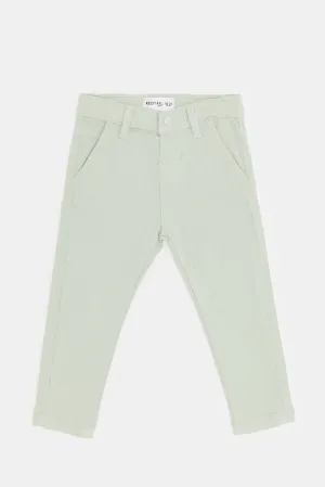 Infant Girls Mint Plain Casual Trouser