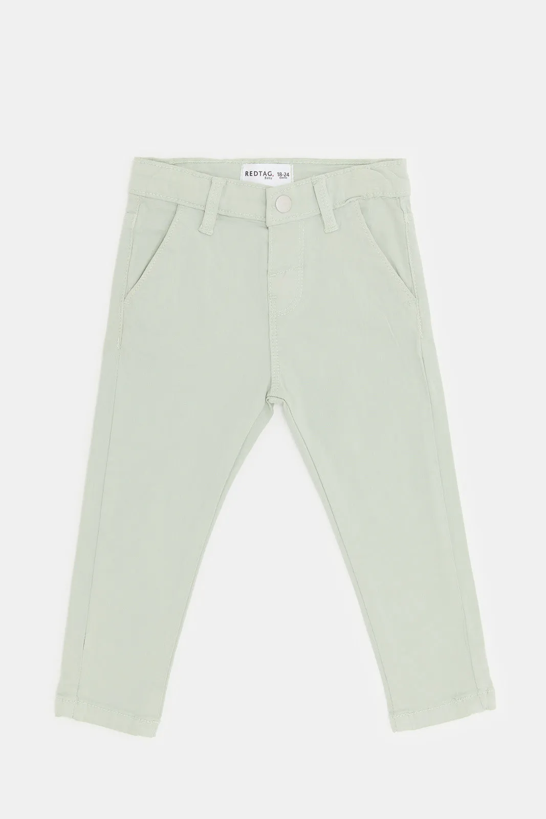 Infant Girls Mint Plain Casual Trouser