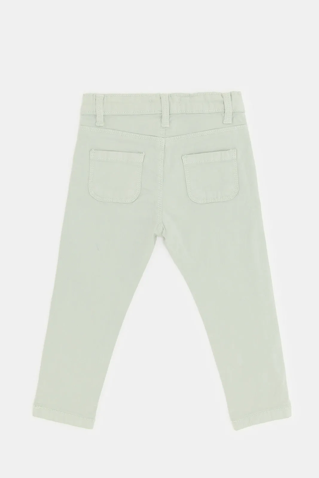 Infant Girls Mint Plain Casual Trouser