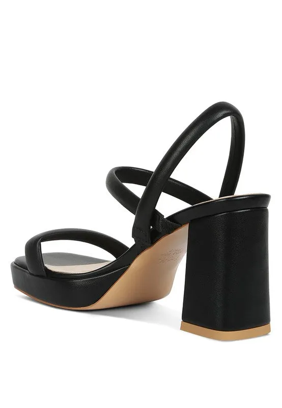 Josie Slingback Block Heel Sandals