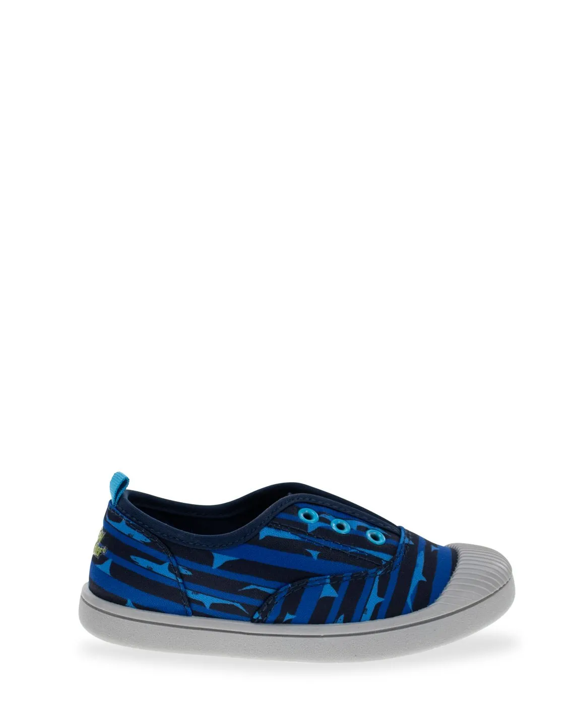 Kids Jetty Shark Slip On - Navy