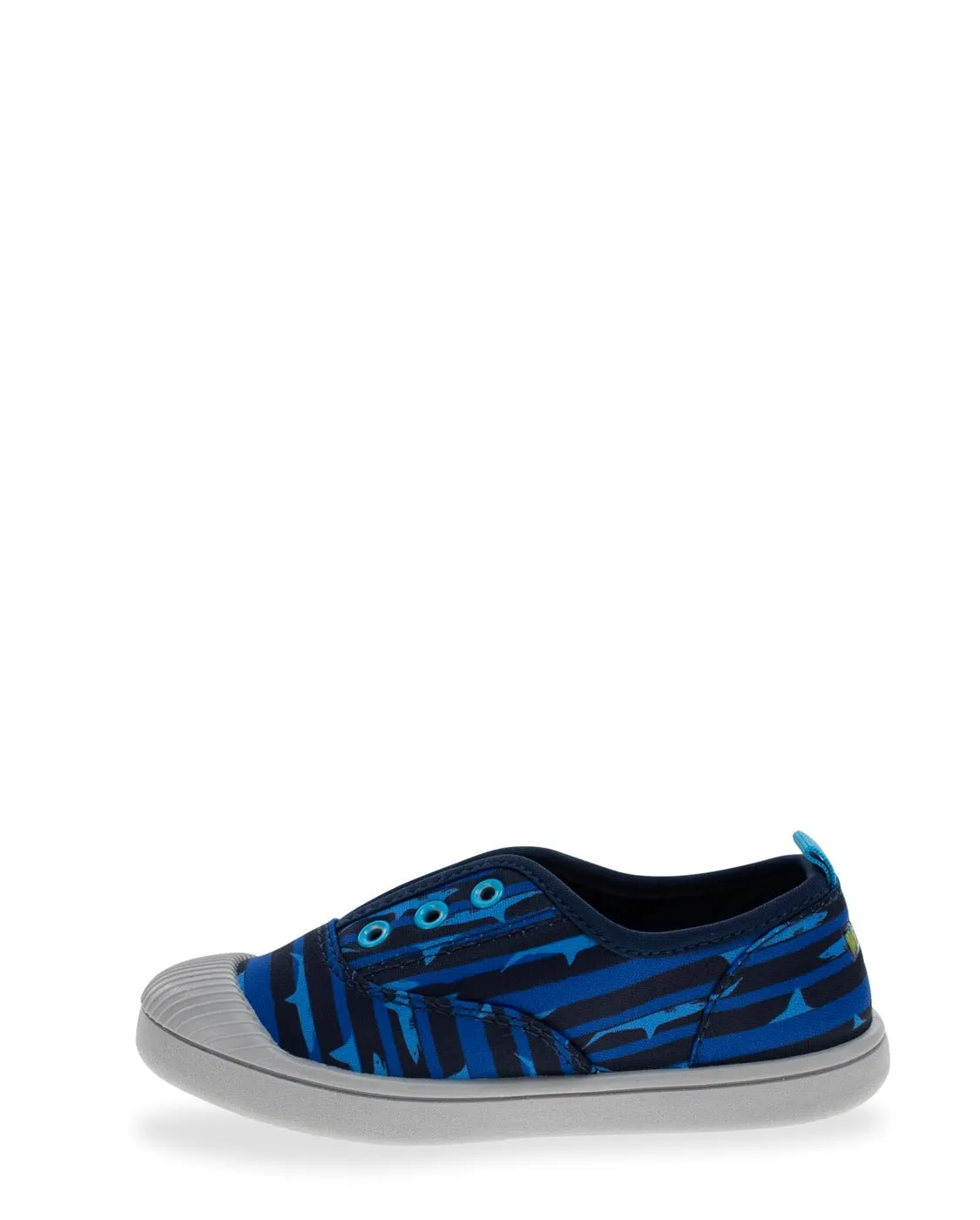 Kids Jetty Shark Slip On - Navy