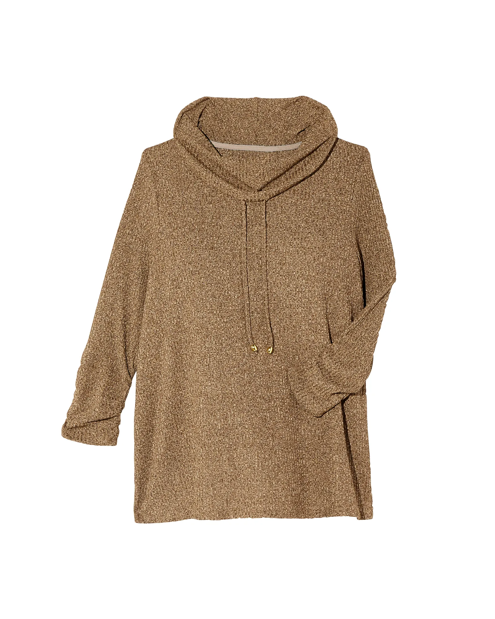 Laura Cowl Neck Sweater | Tan