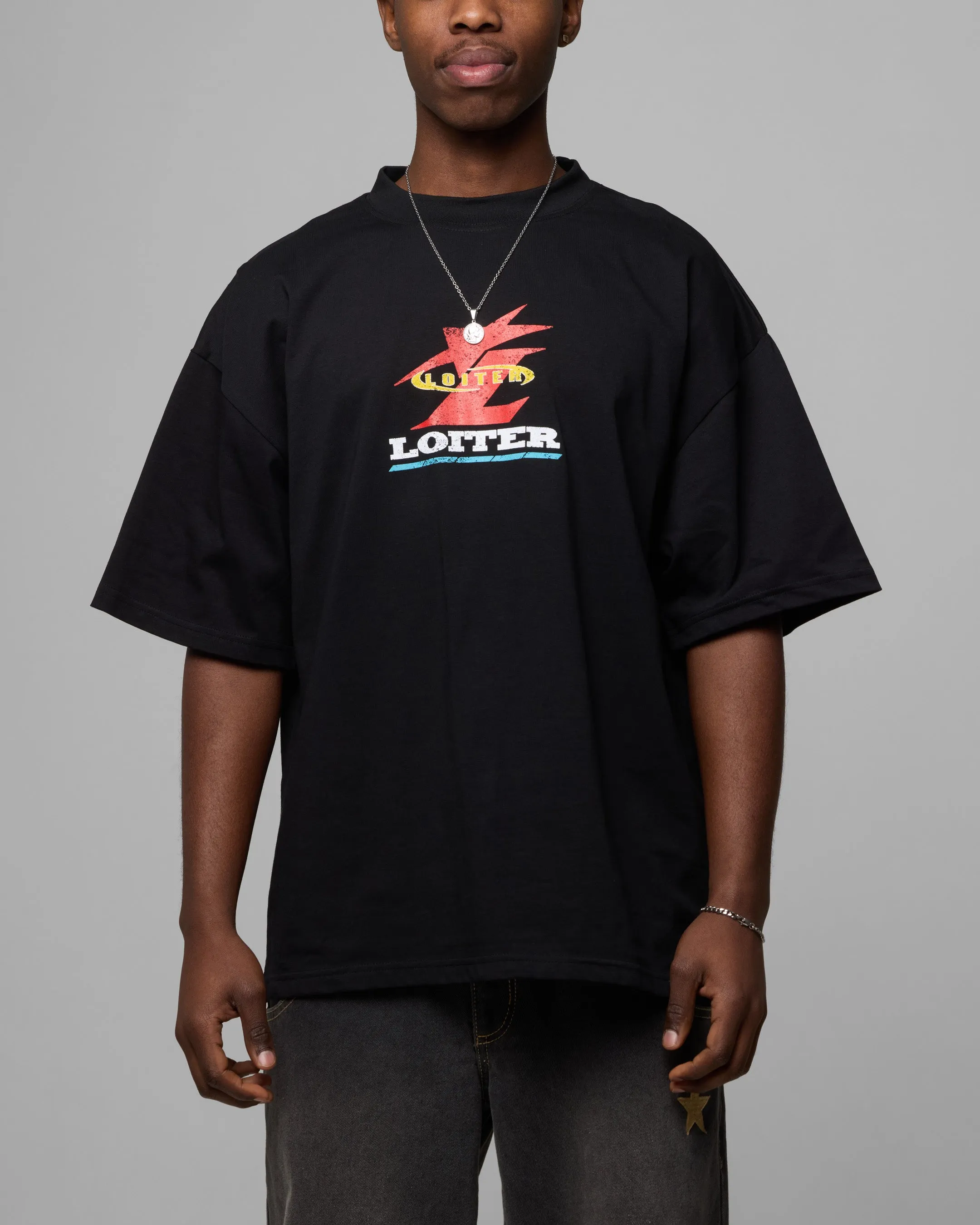 Loiter Formula Vintage T-Shirt Black