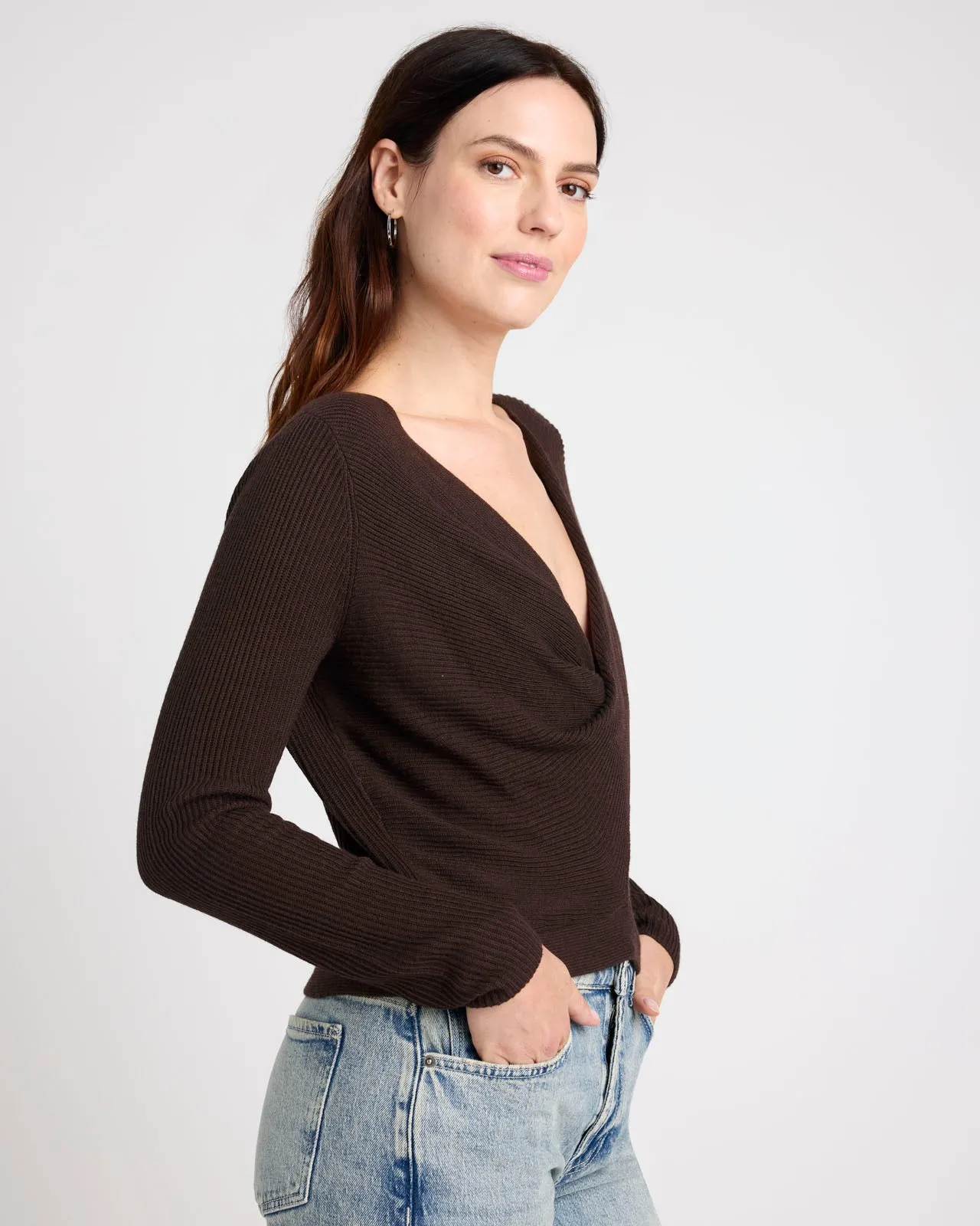 Loopknit LYR Surplice Sweater