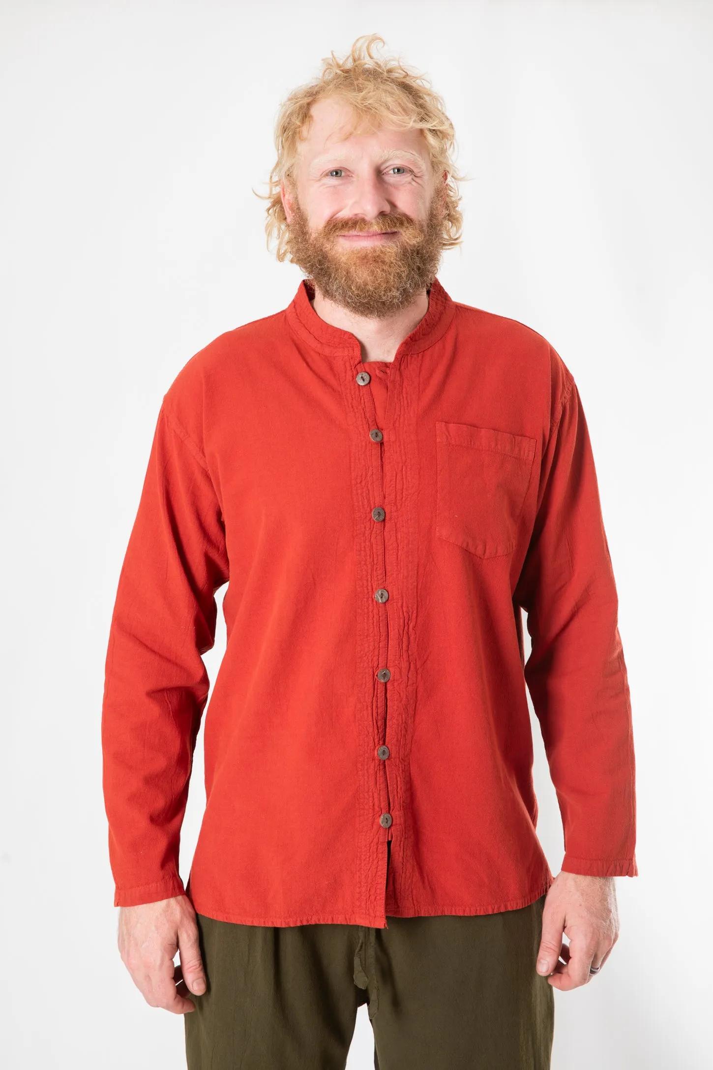 Lung Ta Cotton Poet Shirt