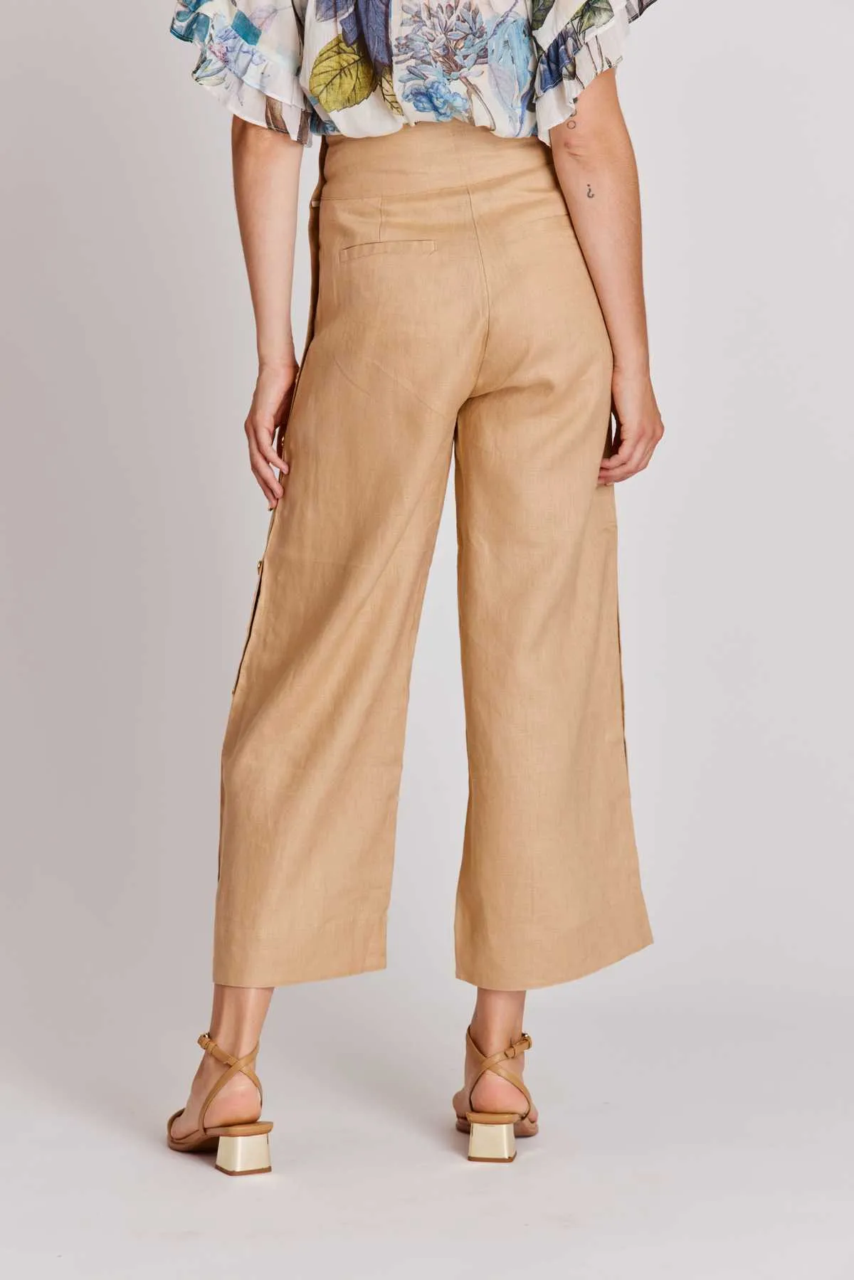 Maiwen Linen Pant -White